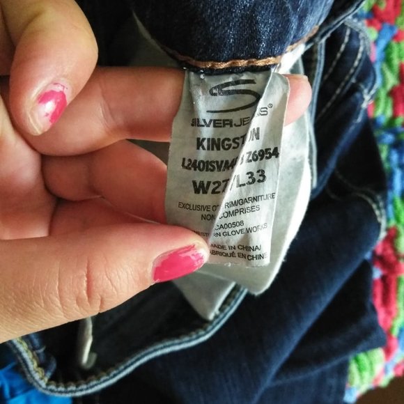 🔥2 for 50🔥 Silver Medium Wash Bootcut Jean - Picture 6 of 6